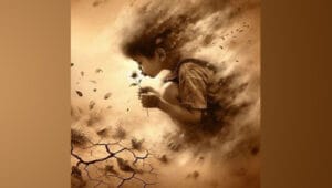 Un beso puede convertir hojas en blanco